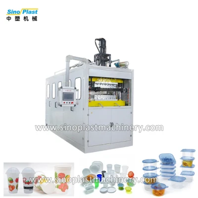 Máquina automática para fabricar bandejas de plástico PP PS Pet PLA HIPS BOPS